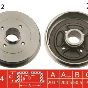 Online Kaufen TRW DB4212 - Bremstrommel