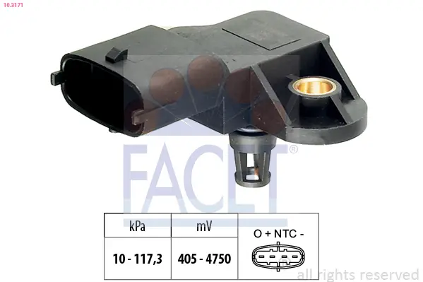 FACET 10.3171 - Luftdrucksensor, Höhenanpassung Neuheit