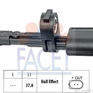 FACET 21.0017 - Sensor, Raddrehzahl Ausverkauf