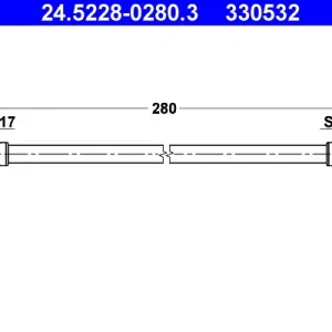 ATE 24.5228-0280.3 - Bremsschlauch Sonderangebot