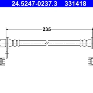 Highlight ATE 24.5247-0237.3 - Bremsschlauch