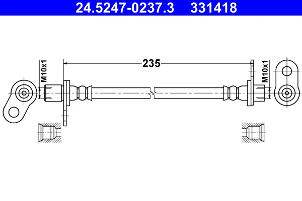 Highlight ATE 24.5247-0237.3 - Bremsschlauch