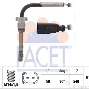 FACET 22.0288 - Sensor, Abgastemperatur Super-Preis
