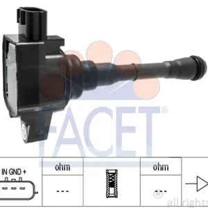 FACET 9.6451 - Zündspule Aktuell