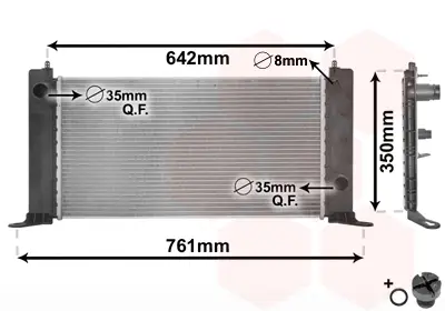 VAN WEZEL 17002243 - Kühler, Motorkühlung Knallerangebot