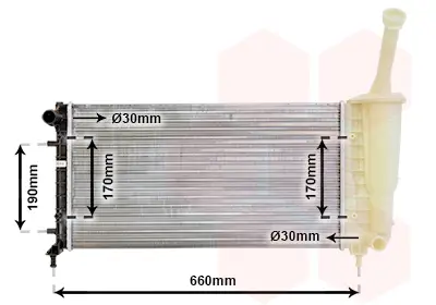 VAN WEZEL 17002300 - Kühler, Motorkühlung Günstig