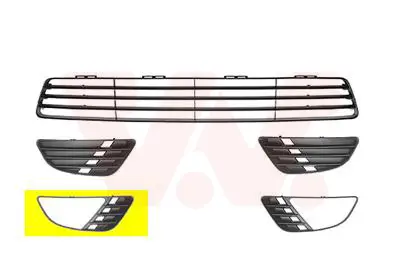 VAN WEZEL 1805594 - Lüftungsgitter, Stoßfänger - ** Equipart ** Preis Gesenkt