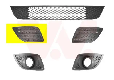VAN WEZEL 1806592 - Lüftungsgitter, Stoßfänger - ** Equipart ** Schnäppchen