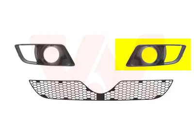 VAN WEZEL 0159593 - Lüftungsgitter, Stoßfänger Neue Kollektion