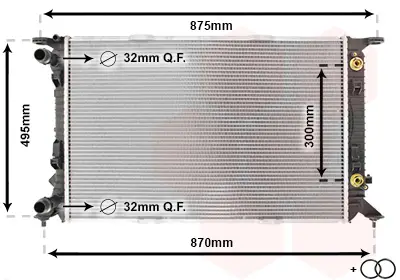 Beliebt VAN WEZEL 03002293 - Kühler, Motorkühlung - *** IR PLUS ***