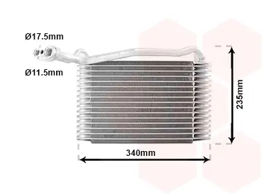 Angebot VAN WEZEL 0300V142 - Verdampfer, Klimaanlage