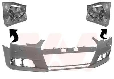 Neu VAN WEZEL 0346578 - Stoßfänger