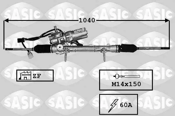 Schneller Versand SASIC 7170029 - Lenkgetriebe
