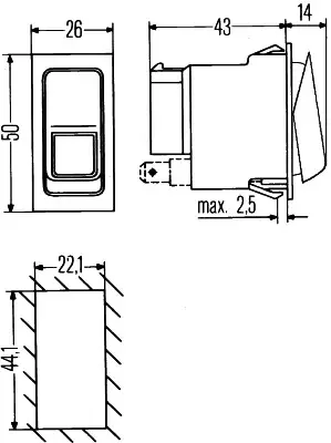 HELLA 6EH 007 832-011 - Schalter Angebot