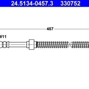 ATE 24.5134-0457.3 - Bremsschlauch Direktkauf