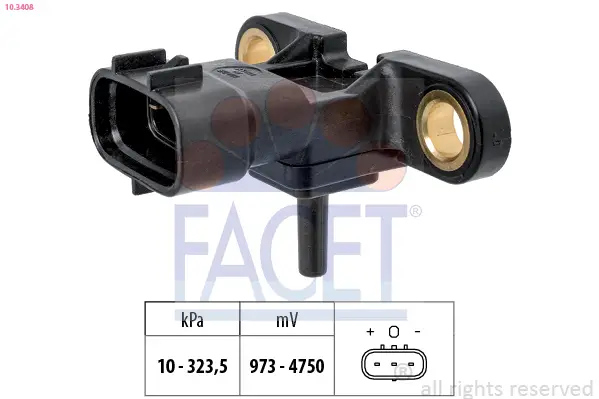 FACET 10.3408 - Sensor, Ladedruck Super-Preis