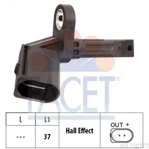 FACET 21.0014 - Sensor, Raddrehzahl Preisreduziert