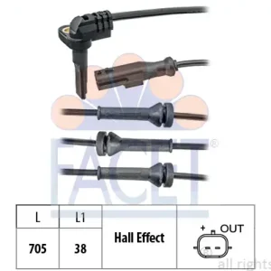 FACET 21.0102 - Sensor, Raddrehzahl Beliebt