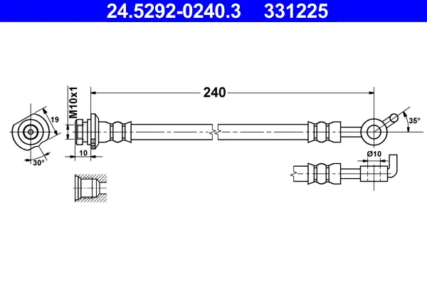 ATE 24.5292-0240.3 - Bremsschlauch Sale