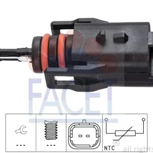 FACET 7.3392 - Sensor, Kraftstofftemperatur Markenware