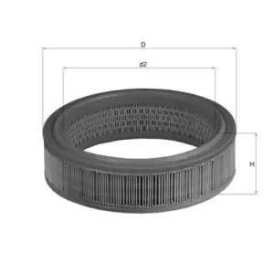 MAHLE LX 158 - Luftfilter Abverkauf