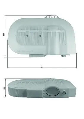 MAHLE LX 2810 - Luftfilter Preiswert