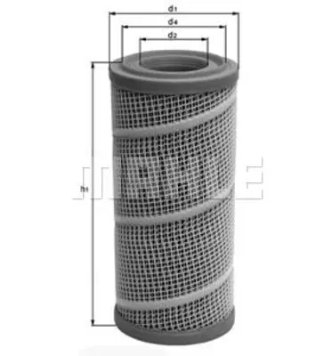 Preiswert MAHLE LX 7045 - Luftfilter