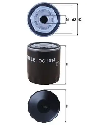 MAHLE OC 1014 - Ölfilter Jetzt Kaufen