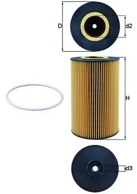 Kracherpreis MAHLE OX 425D - Ölfilter