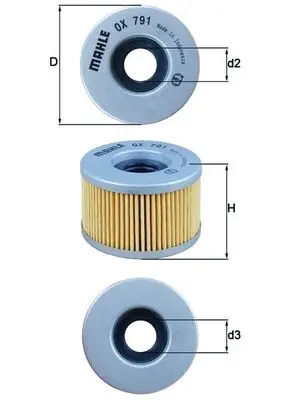 MAHLE OX 791 - Ölfilter Saisonangebot