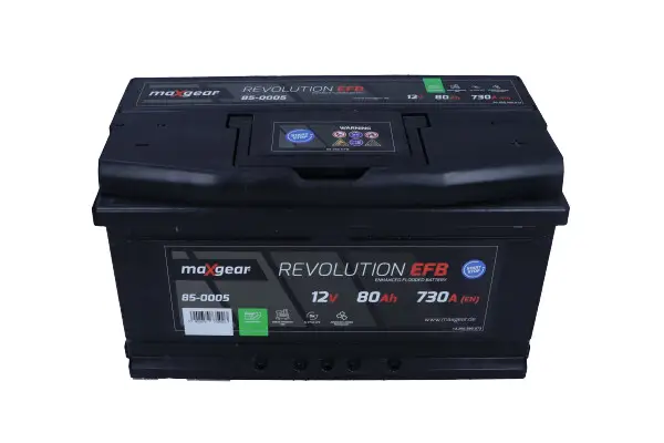 MAXGEAR 85-0005 - Starterbatterie - 80Ah 730 A 12 V Saisonangebot