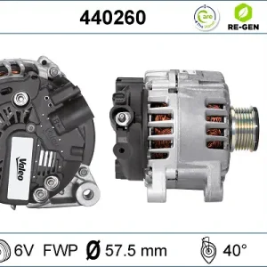 VALEO 440260 - Generator - VALEO RE-GEN REMANUFACTURED Preisknaller