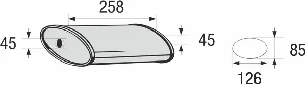 BOSAL 248-059 - Mittelschalldämpfer, Universal Garantierte Lieferung