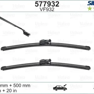 Bestpreis VALEO VF932 Scheibenwischer 577932 - SILENCIO FLAT BLADE SET600mm / 500mm