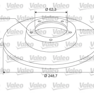 VALEO 675408 - Bremsscheibe - COATED Finale Aktion