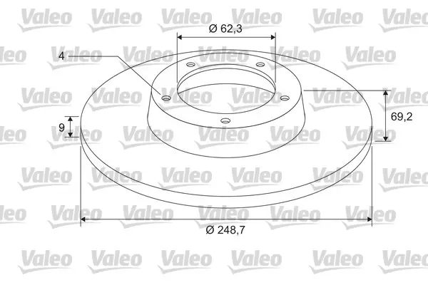 VALEO 675408 - Bremsscheibe - COATED Finale Aktion