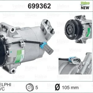 VALEO 699362 - Kompressor, Klimaanlage - VALEO CORE-FLEX Garantierte Lieferung