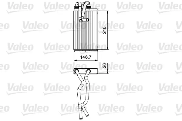 VALEO 811525 - Wärmetauscher, Innenraumheizung Neu Im Sortiment