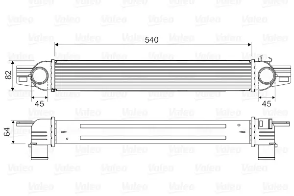 VALEO 818545 - Ladeluftkühler Neue Kollektion
