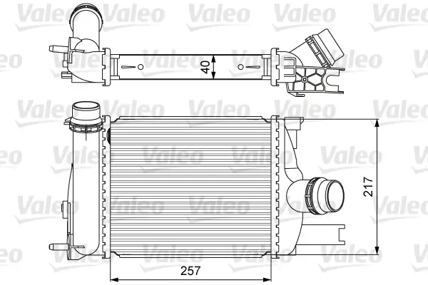 VALEO 818622 - Ladeluftkühler Neue Ware