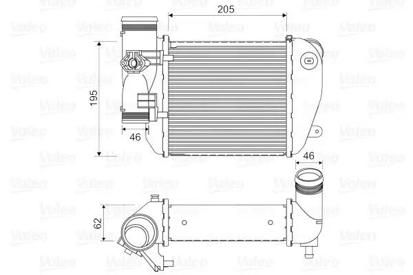 VALEO 818653 - Ladeluftkühler Preisknaller