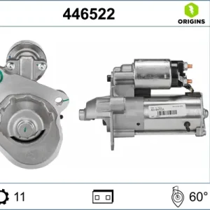 VALEO 446522 - Starter - VALEO ORIGINS NEW OE TECHNOLOGY Sonderangebot