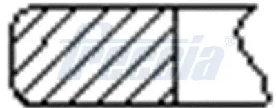 Nur Heute FRECCIA FR10-074000 - Kolbenringsatz