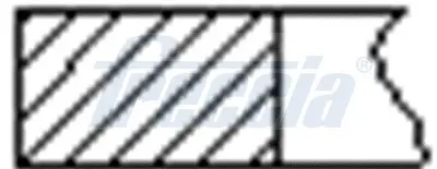 Expressversand FRECCIA FR10-502800 - Kolbenringsatz