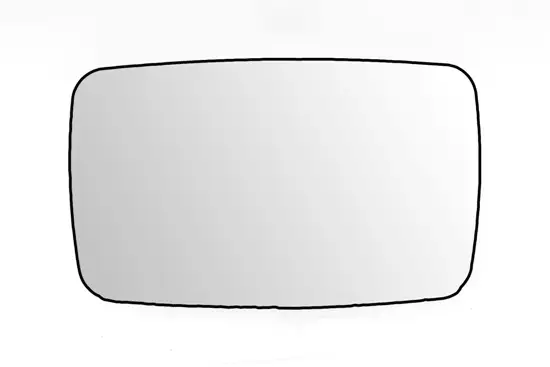 ABAKUS 2434G02 - Spiegelglas, Außenspiegel Neu