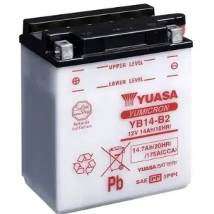 Letzte Chance YUASA YB14-B2 - Starterbatterie - YuMicron 15Ah 175 A 12 V