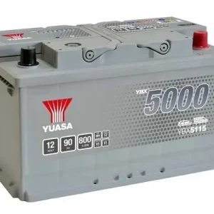 Finale Aktion YUASA YBX5115 - Starterbatterie - YBX5000 Silver High Performance SMF Batteries 90Ah 800 A 12 V