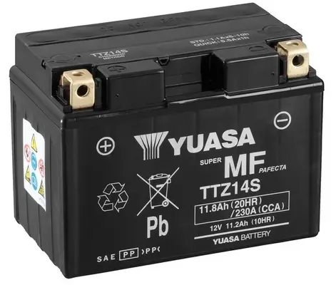 YUASA TTZ14S - Starterbatterie - Maintenance Free 12Ah 230 A 12 V Neue Ware