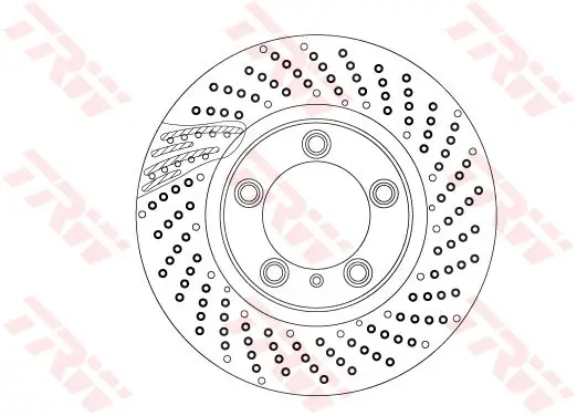 TRW DF6541S - Bremsscheibe - TRW SINGLE Angebot