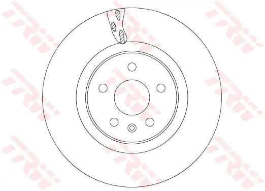 TRW DF6700S - Bremsscheibe - TRW SINGLE Zertifiziert